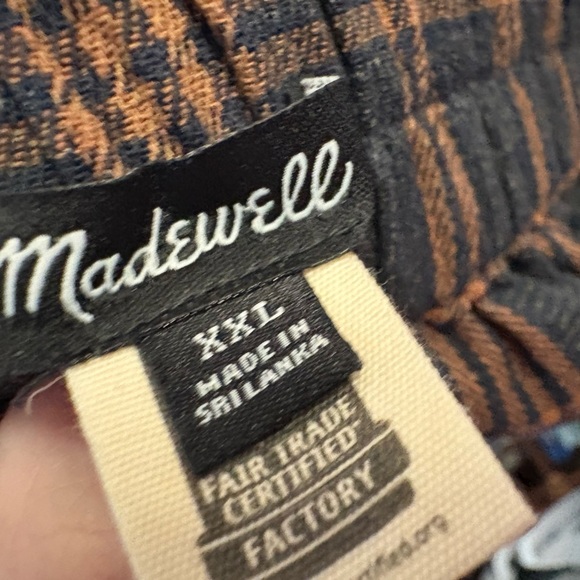 Madewell Double Breasted Plaid Mini Skirt Size XXL - Picture 11 of 11